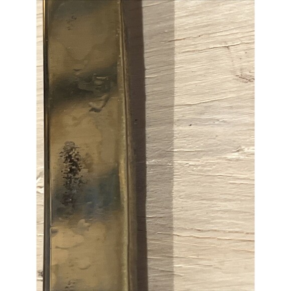 Porsche License Plate Frame Solid Brass Vintage 1970s/80s Taiwan Rare HTF - Picture 5 of 10